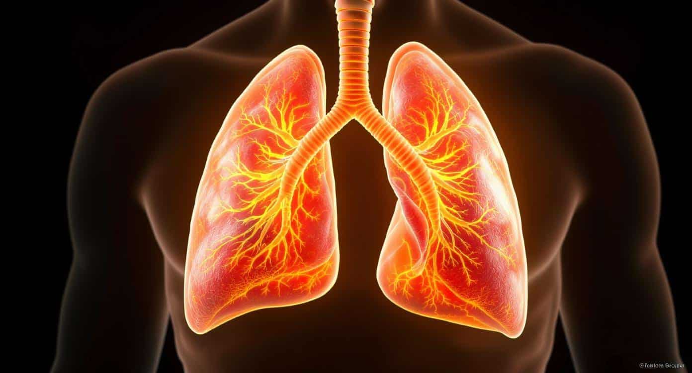 illustration-poumons-humains-sains Illustration réaliste de poumons humains en bonne santé, sans texte ni annotation.