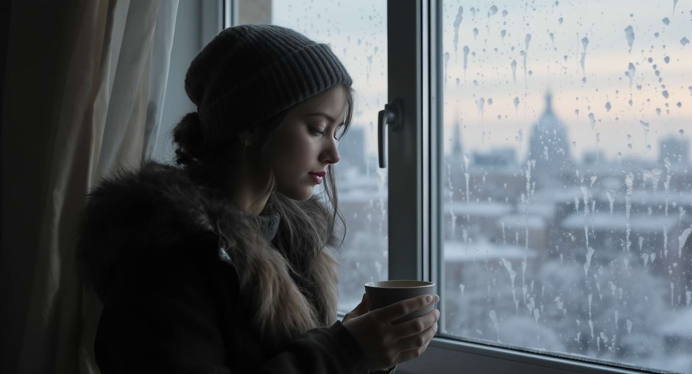 Femme profitant de la lumière du matin pour contrer la dépression saisonnière.