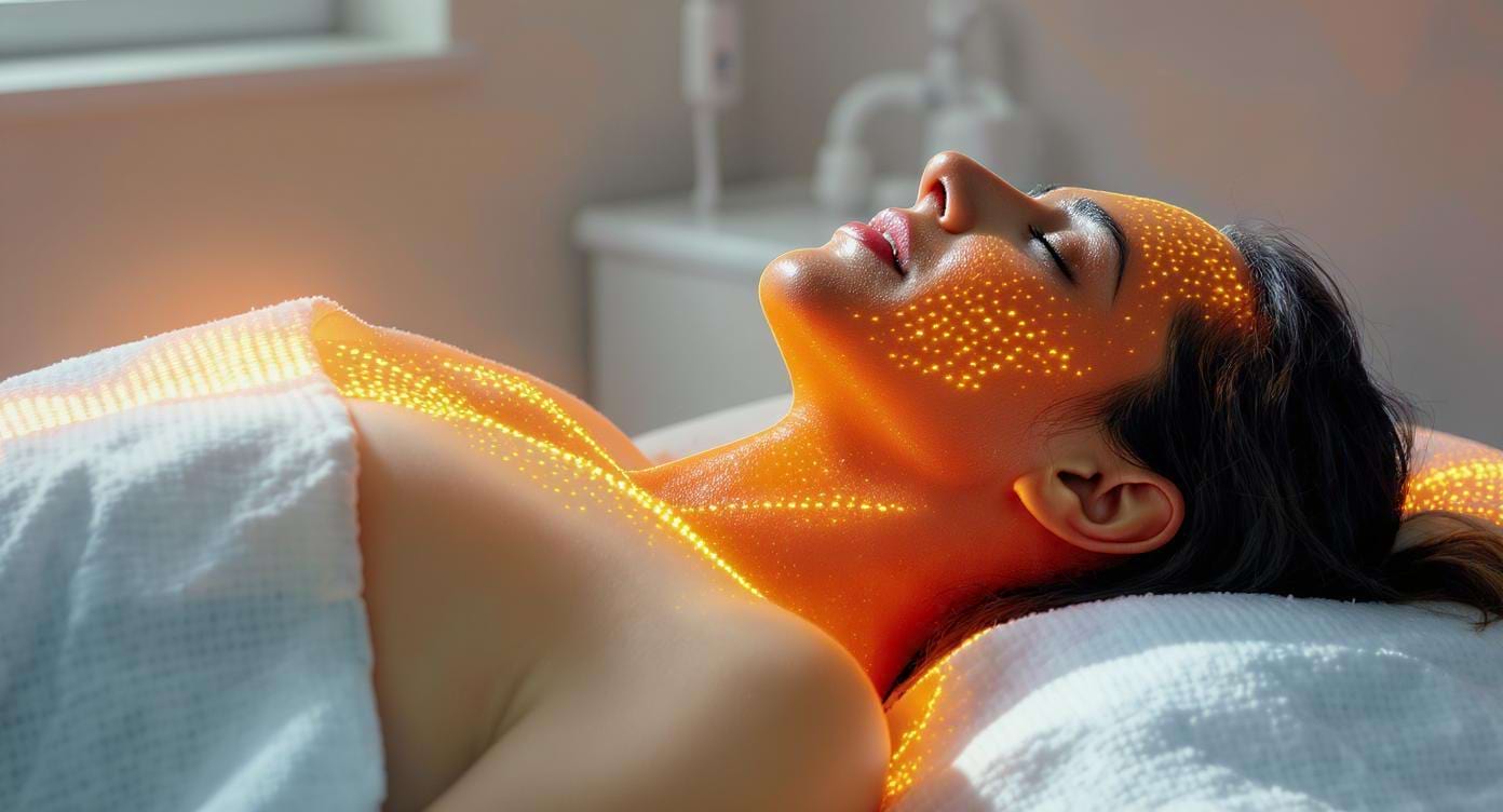 Personne allongée en séance de soin en cabinet