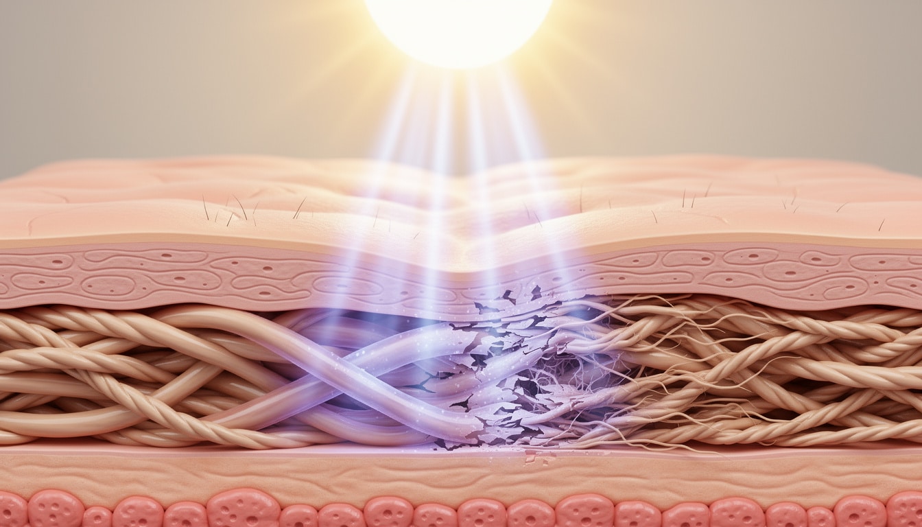 découvrez comment l'exposition au soleil affecte le collagène de votre peau et accélère le vieillissement cutané. conseils pour protéger et préserver une peau jeune et saine.